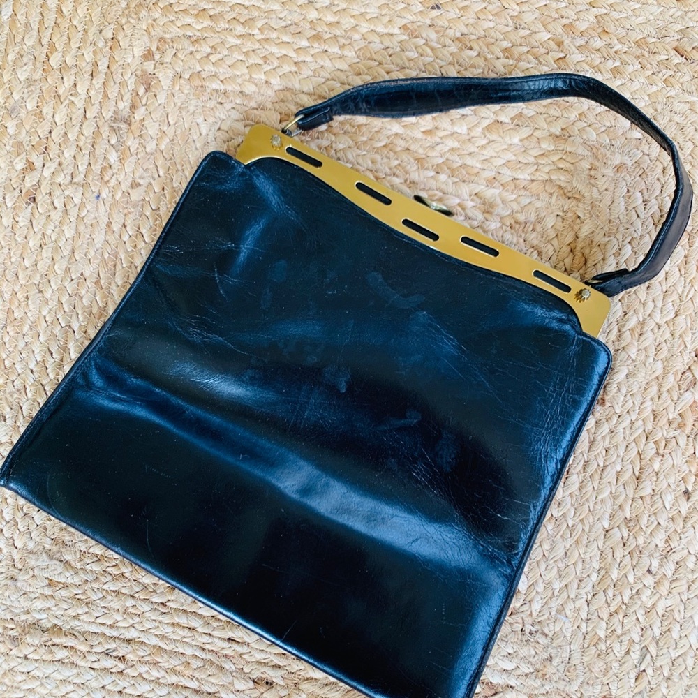 Vintage Amity Leather Handbag View 2
